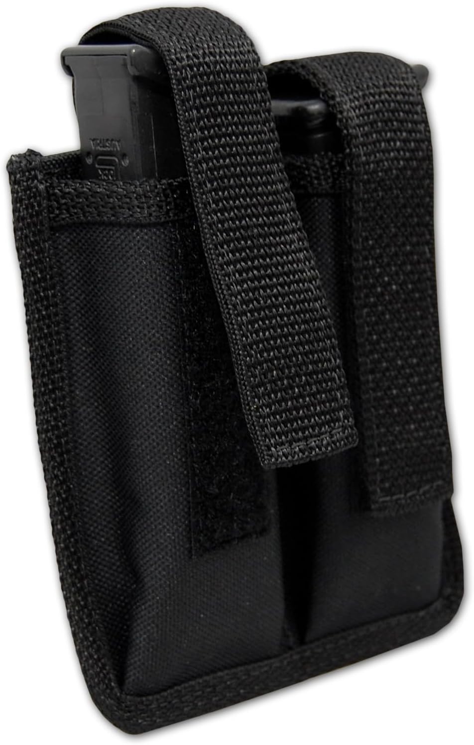 Barsony New Double Magazine Pouch for Compact, Sub-Compact 9mm 40 45