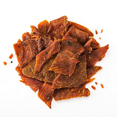 Perky Jerky Original Turkey Jerky, Low Sodium - 10g Protein per Serving - Low Fat - 100% U.S. Sourced - Tender Texture and Bold Flavor, 2.2 Ounce (Pack of 12)