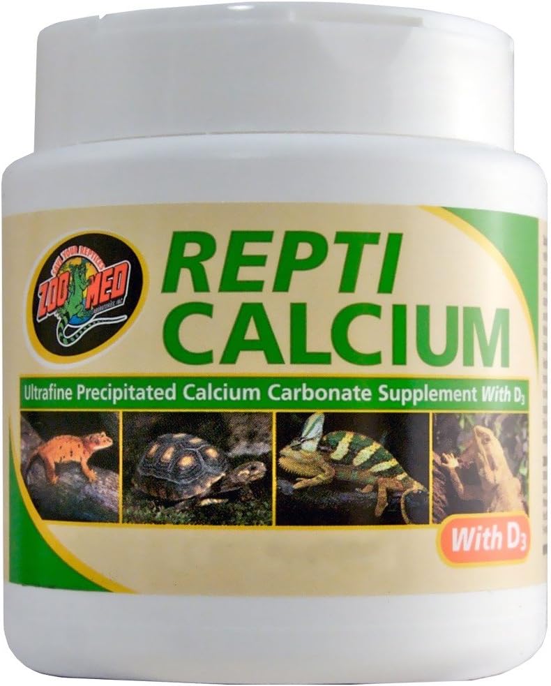 Zoo Med Reptile Calcium with Vitamin D3, 8-Ounce