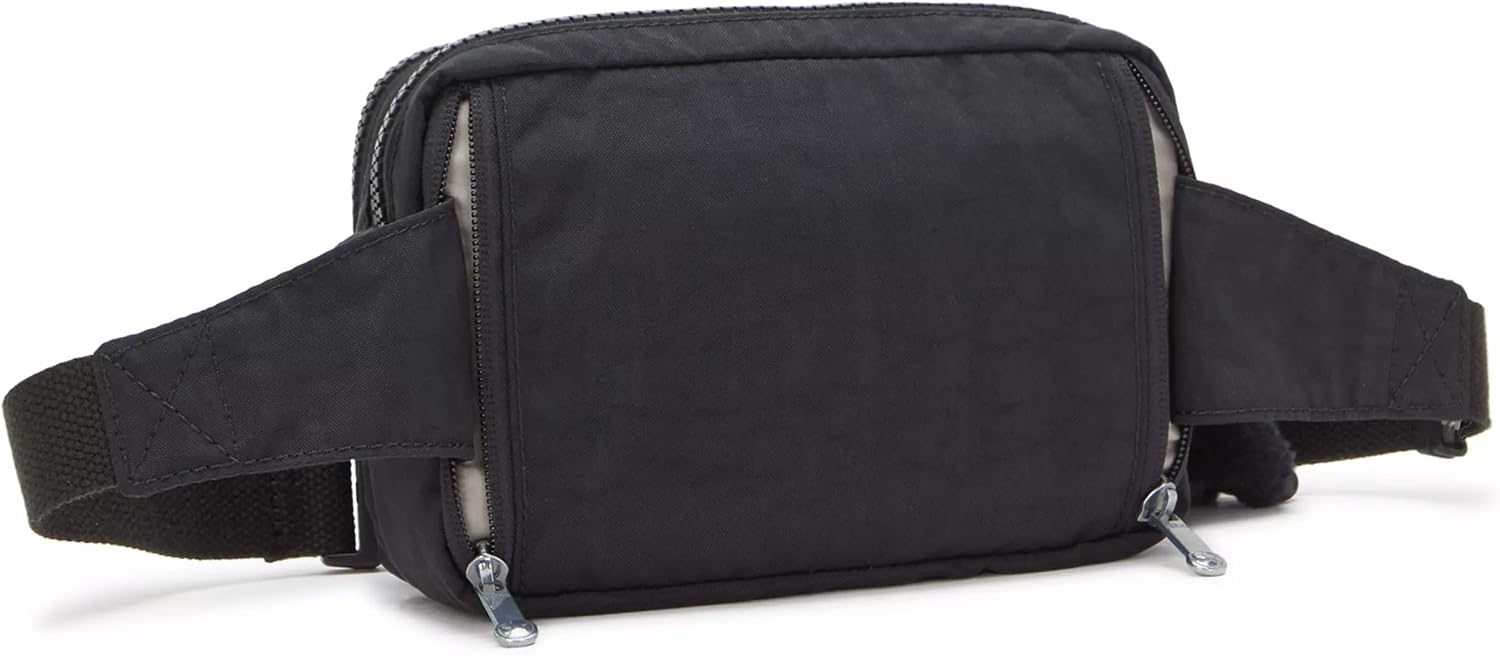 Kipling Women’s Abanu Medium Crossbody Bag, Lightweight, Adjustable Nylon Waist Pack with Multi-Compartment Zip Pockets