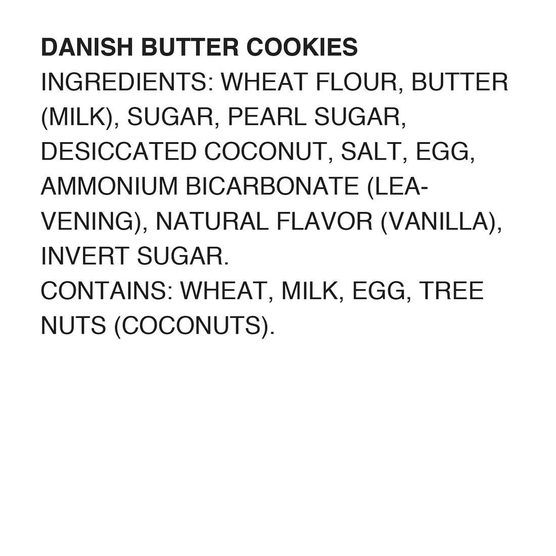 Bisca Danish Butter Cookies 64 oz (1 Tin)