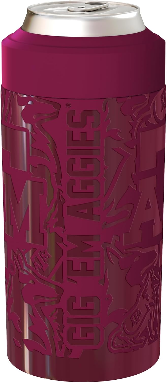 Frost Buddy Universal Can Cooler - Fits Slim Cans, 12 & 16oz (MatteBlack)