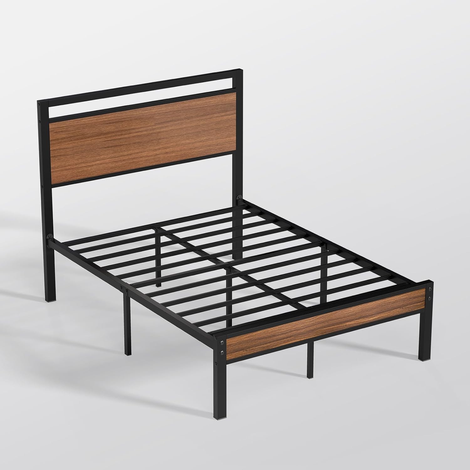 Z-hom Easy Assembly Queen Bed Frame & Headboard Footboard,Underbed Storage | Sturdy Metal Structure,Silent Anti-Slip Support,Under Bed Storage Space,No Box Spring Needed,Modern Bedroom Furniture