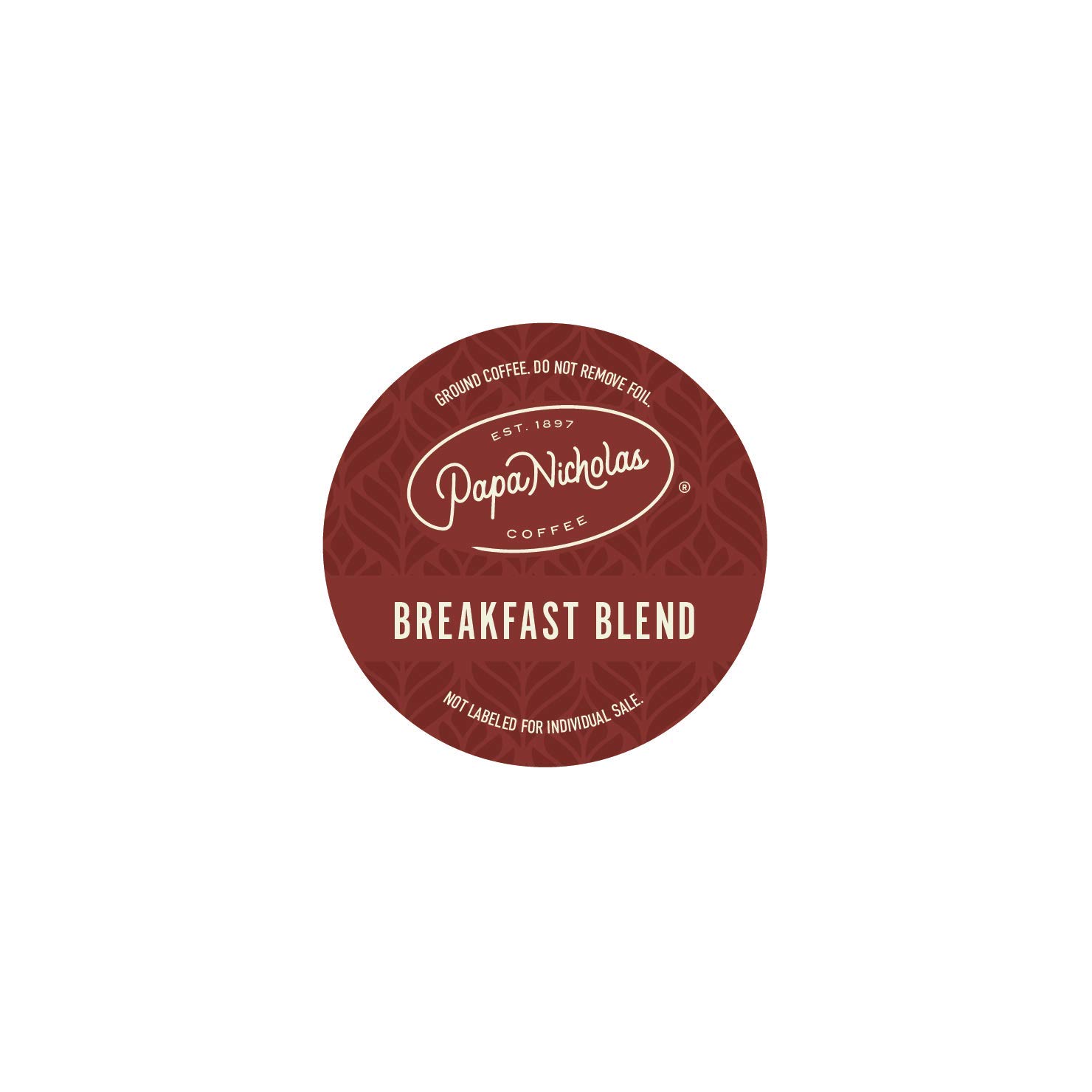 Papanicholas Coffee Single Serve Coffee Cups, Fits Keurig K Cup Brewers, Coffee Pods Hawaiian Islands Blend,12 Ounce