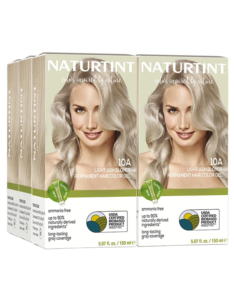 Naturtint 9N Honey Blonde Permanent Hair Color (Pack of 1), Ammonia Free, Vegan, Cruelty Free, up to 100% Gray Coverage, Long Lasting Results (Packaging may vary)