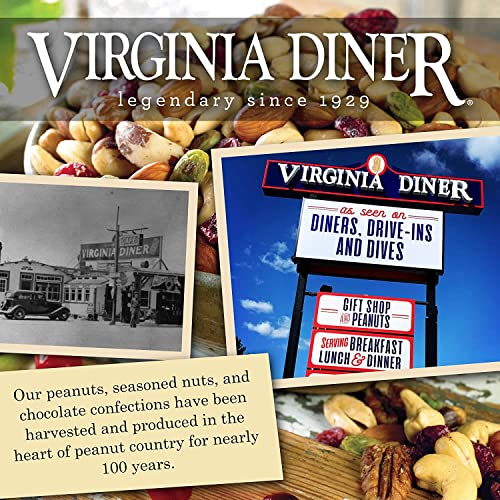 Virginia Diner Old Bay Seasoned Gourmet Virginia Peanuts - All Natural Virginia Peanuts Non-GMO