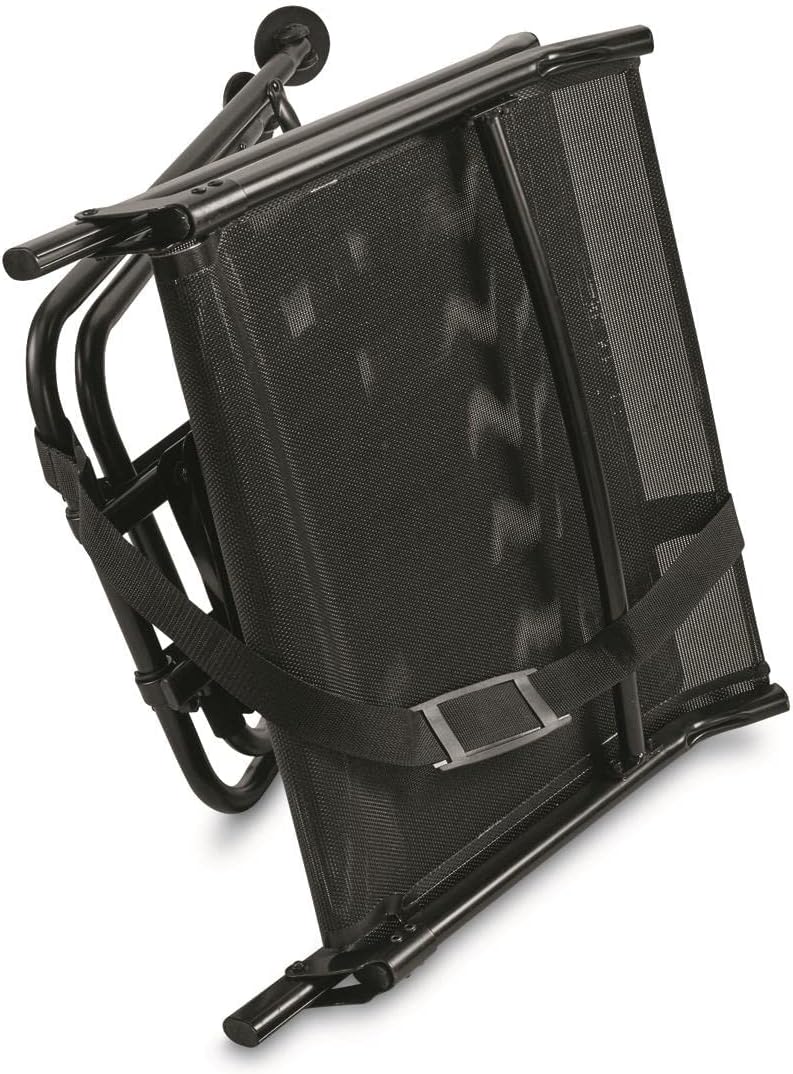 Guide Gear Big Boy Hunting Blind Chair, Portable Folding Seat for Shooting, Comfortable Spin Swivel, 500-lb. Capacity