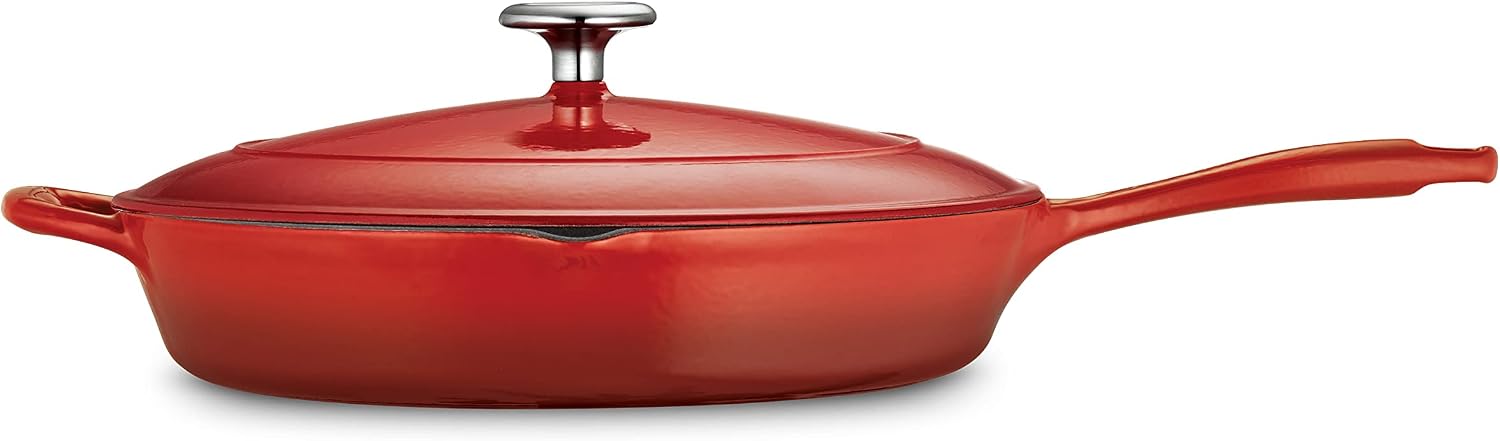 Tramontina Bestow Enameled Cast Iron 10-Inch Skillet, Blue | Perfect Pan for Frying, Searing, and Oven-to-Table Cooking