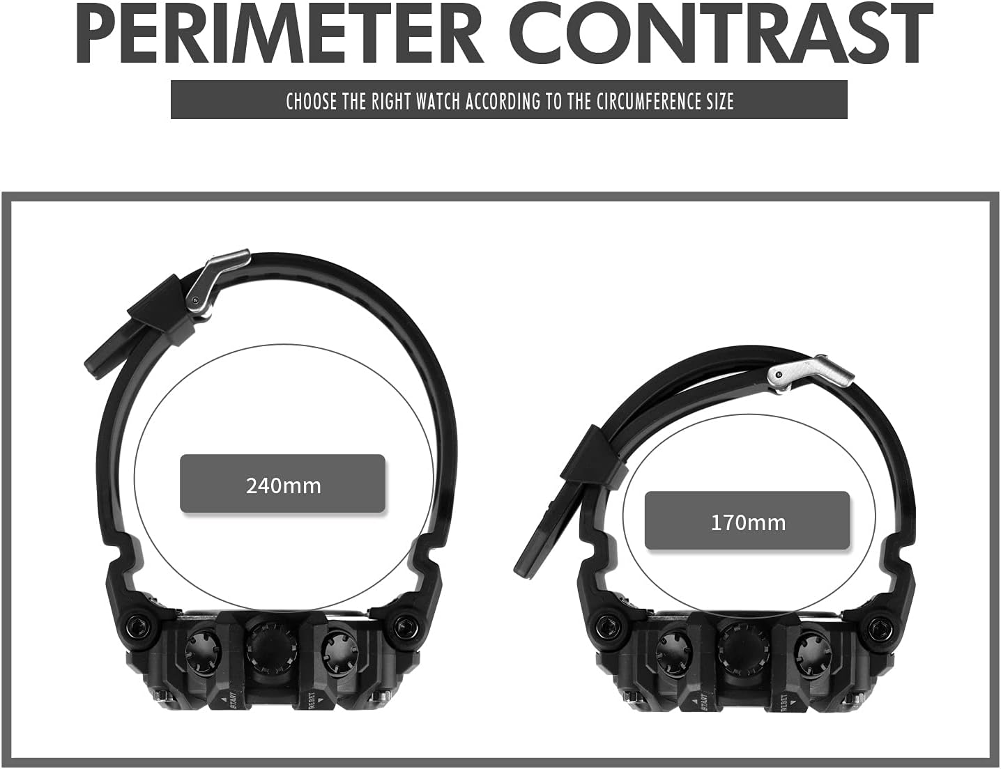 FANMIS Men's Analog Digital Sport Watch Military Dual Display 50M LED Watch | Men's Dual Display Sports Watches With Led Backlight Alarm Stopwatch 12/24h Time Outdoor Running Swimming