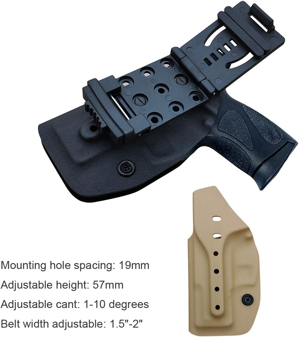 Taurus G2C Holster OWB Kydex Holster Custom Fit: Taurus G2C 9mm & Millennium PT111 G2 / PT140 Pistol - Outside Waistband Carry 1.5-2 Inch Belt Clip