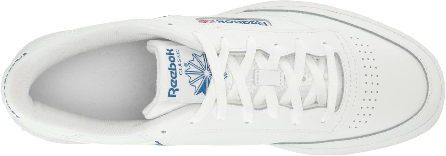 Reebok Club C 85 Mens Tennis Shoes, Casual Fashion White Sneakers for Men