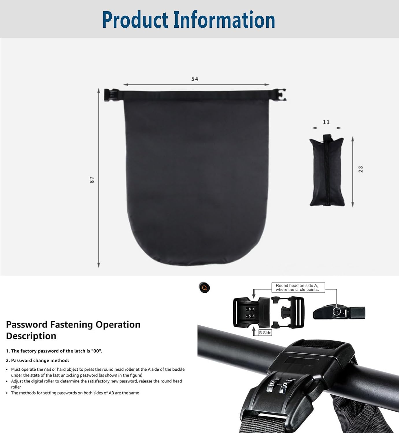 Motorcycle Helmet Bag for HJC CS-R3 II 2022-2026, 30L Outdoor Lightweight Durable Oxford Cloth Helmet Bag