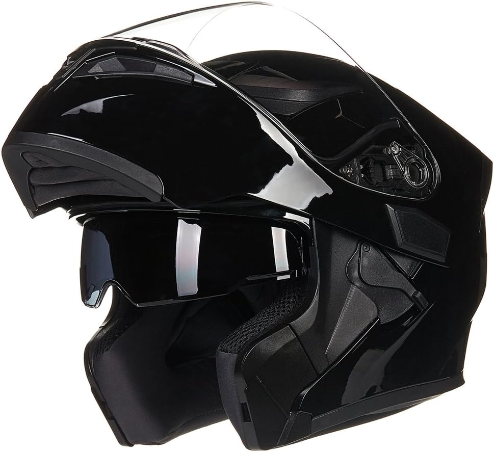 ILM Motorcycle Dual Visor Flip up Modular Full Face Helmet DOT Model 902/902L