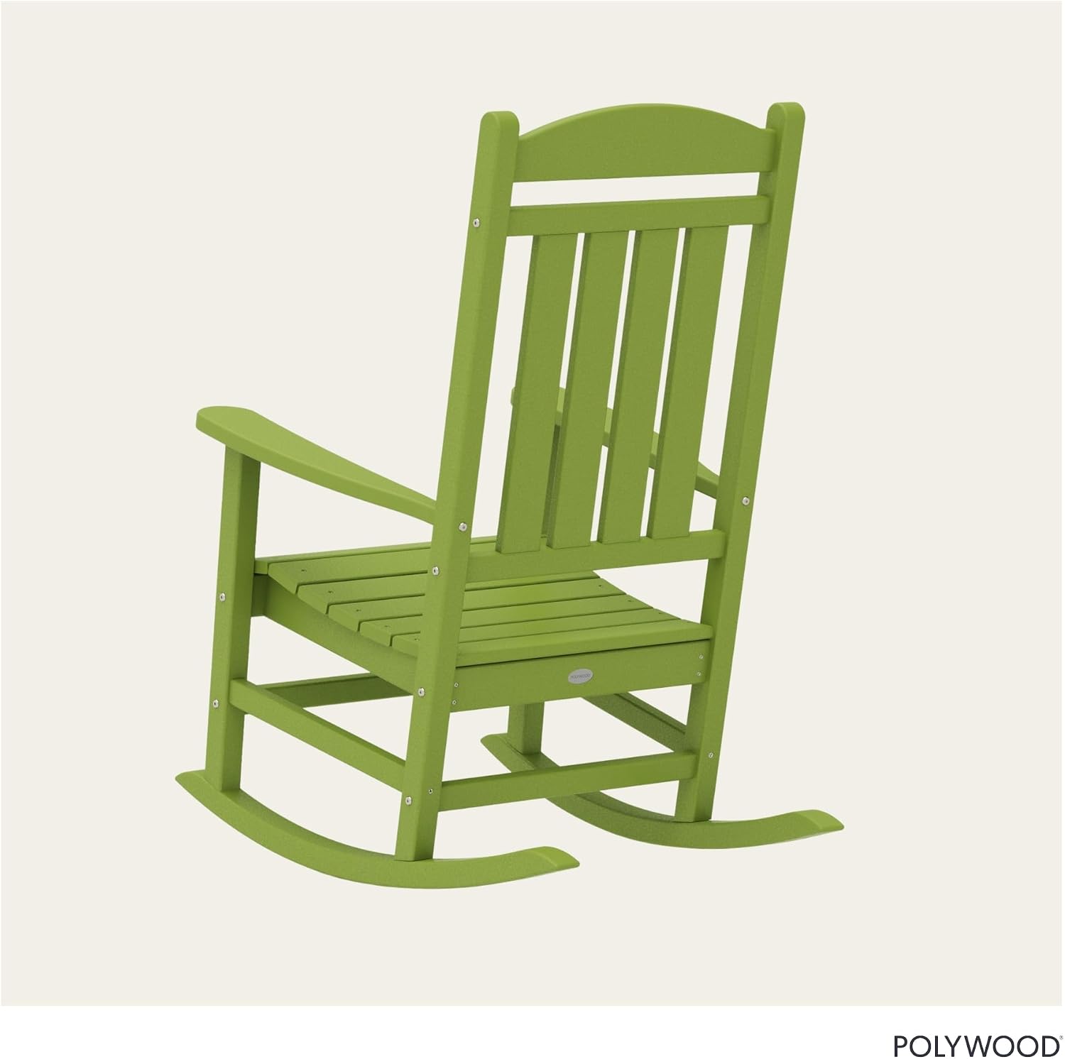 POLYWOOD Presidential Rocking Chair in White