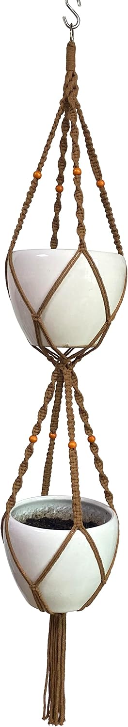 Macrame Plant Hanger & Holder