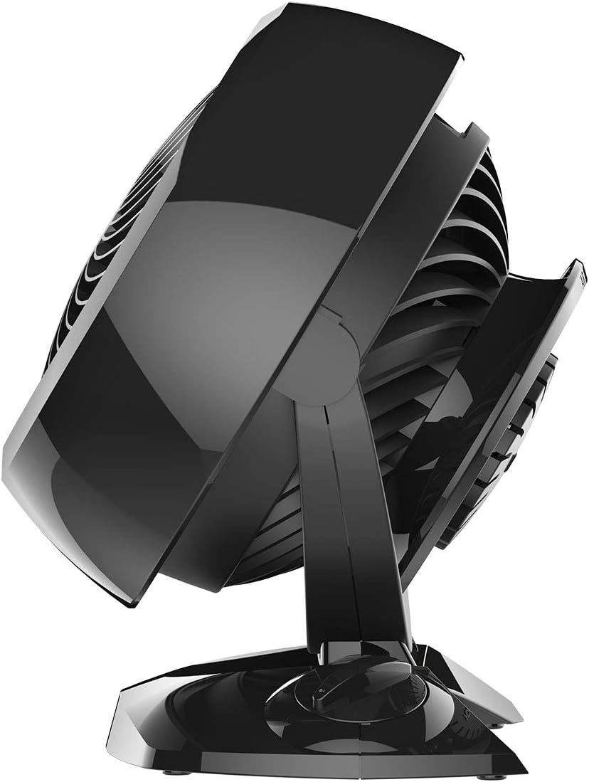 Vornado 7803 Large Pedestal Whole Room Air Circulator, Fan with Adjustable Height, 33-40 in, 3 Speed Settings, Removable Grill for Cleaning, Black Standing Floor Fan for Bedroom