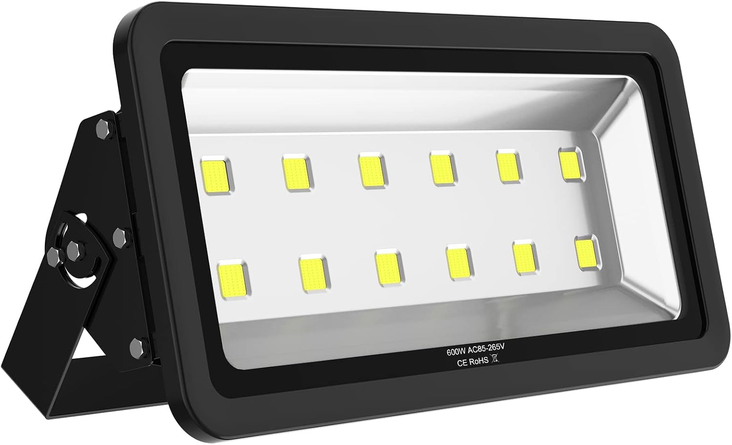 200W LED Flood Lights Outdoor, 110-285V, 20000LM Super Bright Security Light Fixture, IP66 Waterproof 6000K Daylight White，Landscape Commercial Industrial Lighting Fixtures