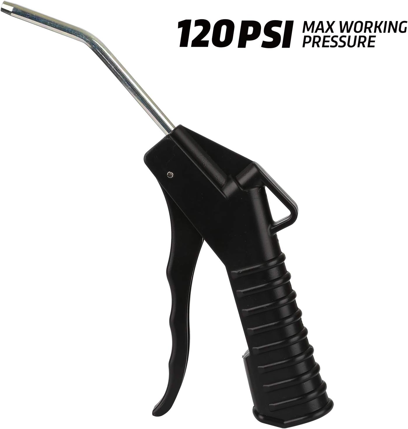 Air Compressor Blow Gun with Extended Steel Nozzle