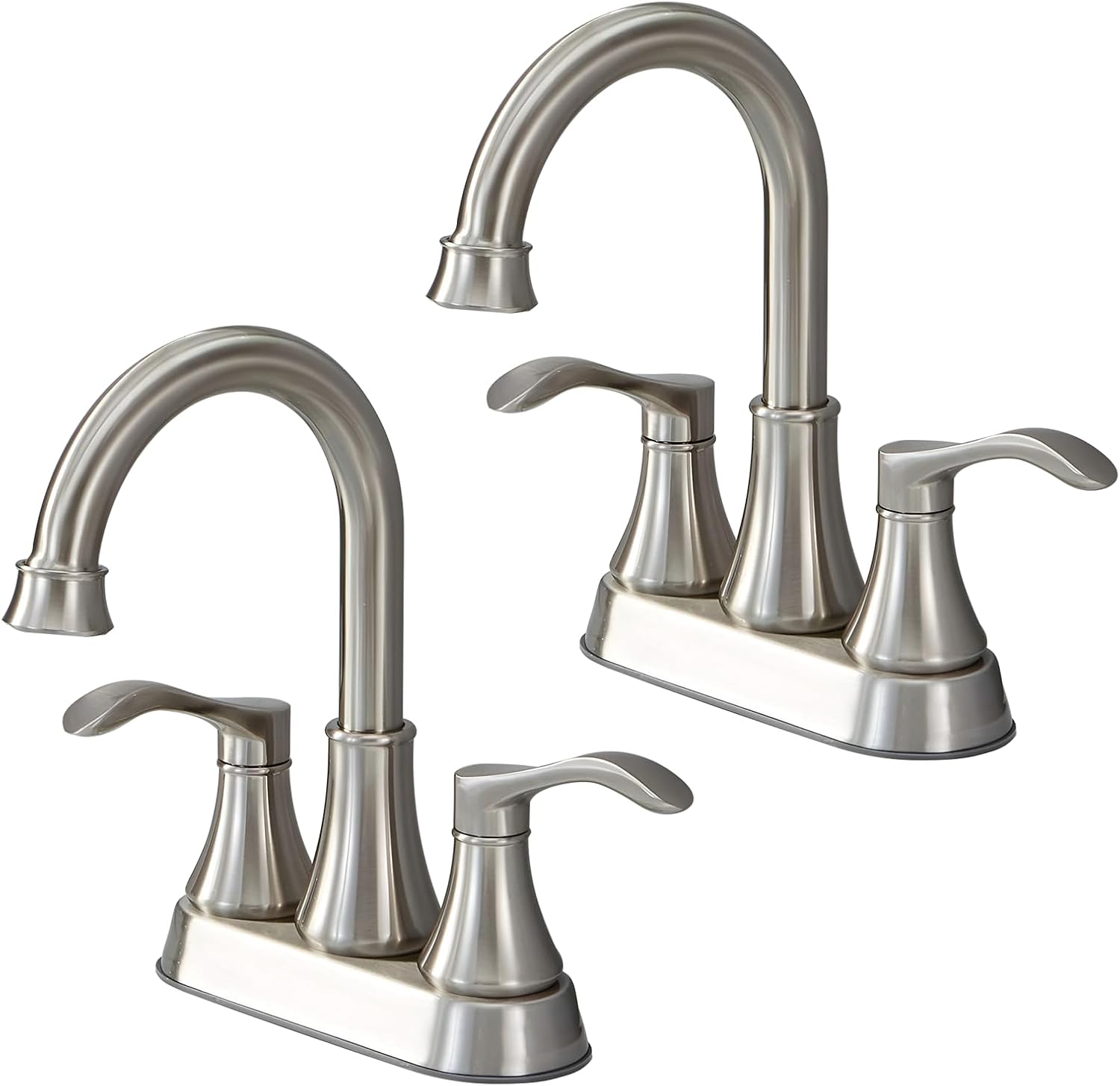 Bathroom Faucet,4 Inch Centerset 2 Handle High-Arc,Oil Rubbed Bronze