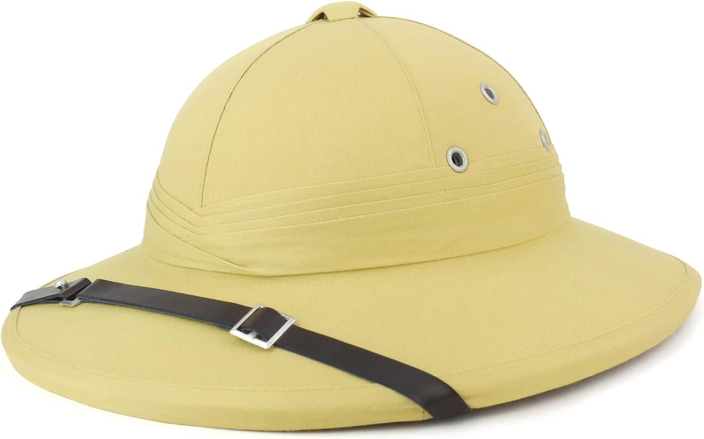 Armycrew French Style 100% Genuine Pith Helmet Safari Hat