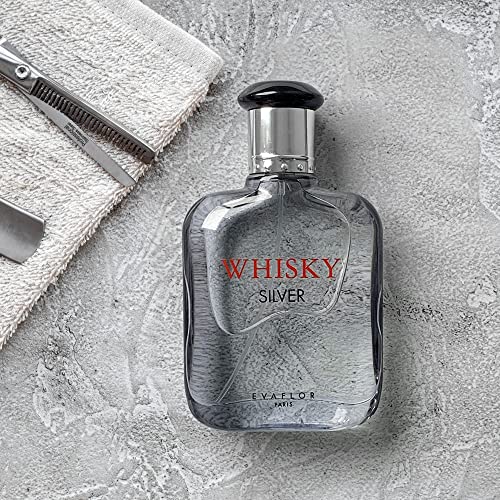 WHISKY SILVER Eau de Toilette for Men – Magnetic and Unique Scent with Verbena
