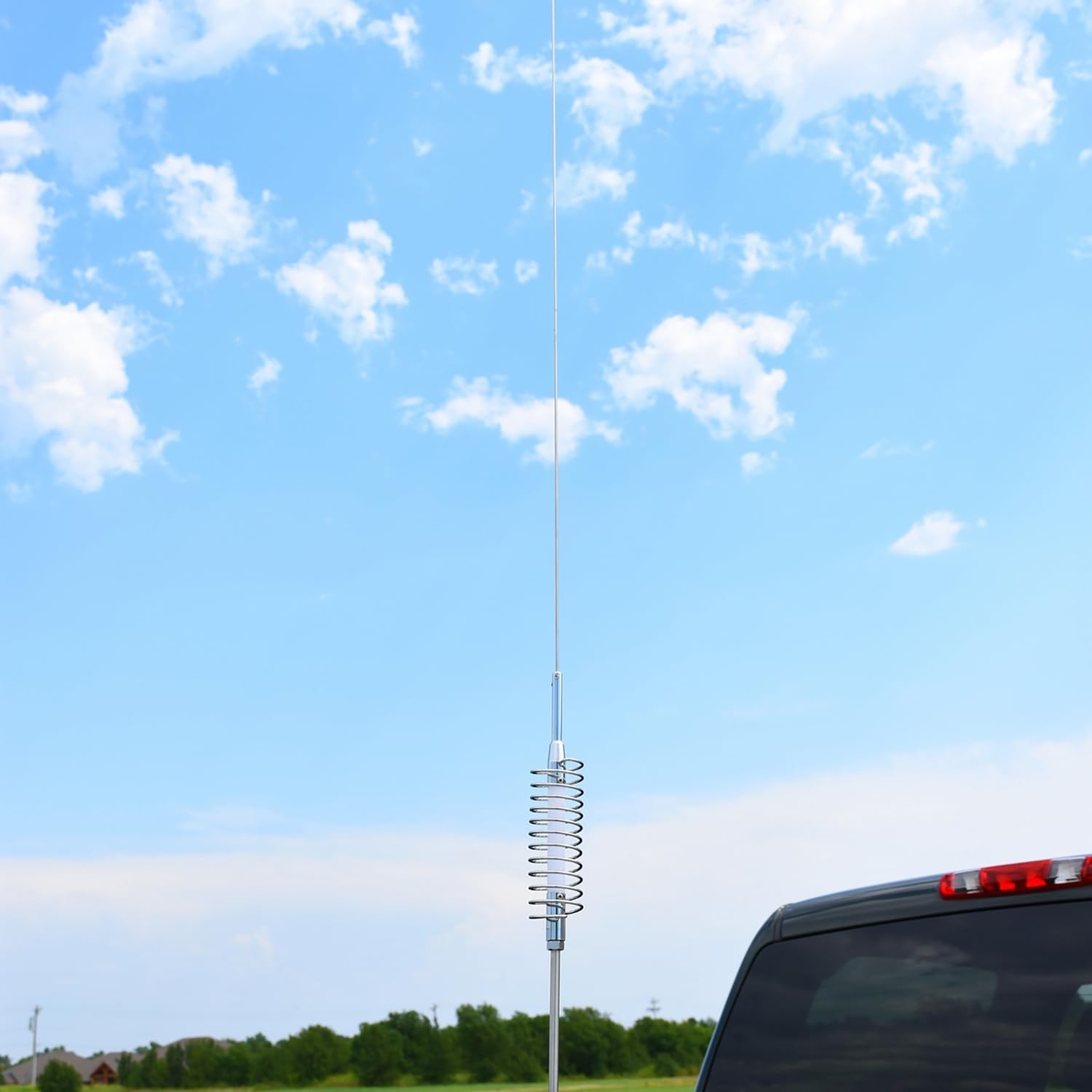Tram 5,000-Watt Penetrator Sparrow 26 MHz to 30 MHz CB Antenna with 49-1/4 Inch Stainless Steel Whip and 6-Inch Shaft