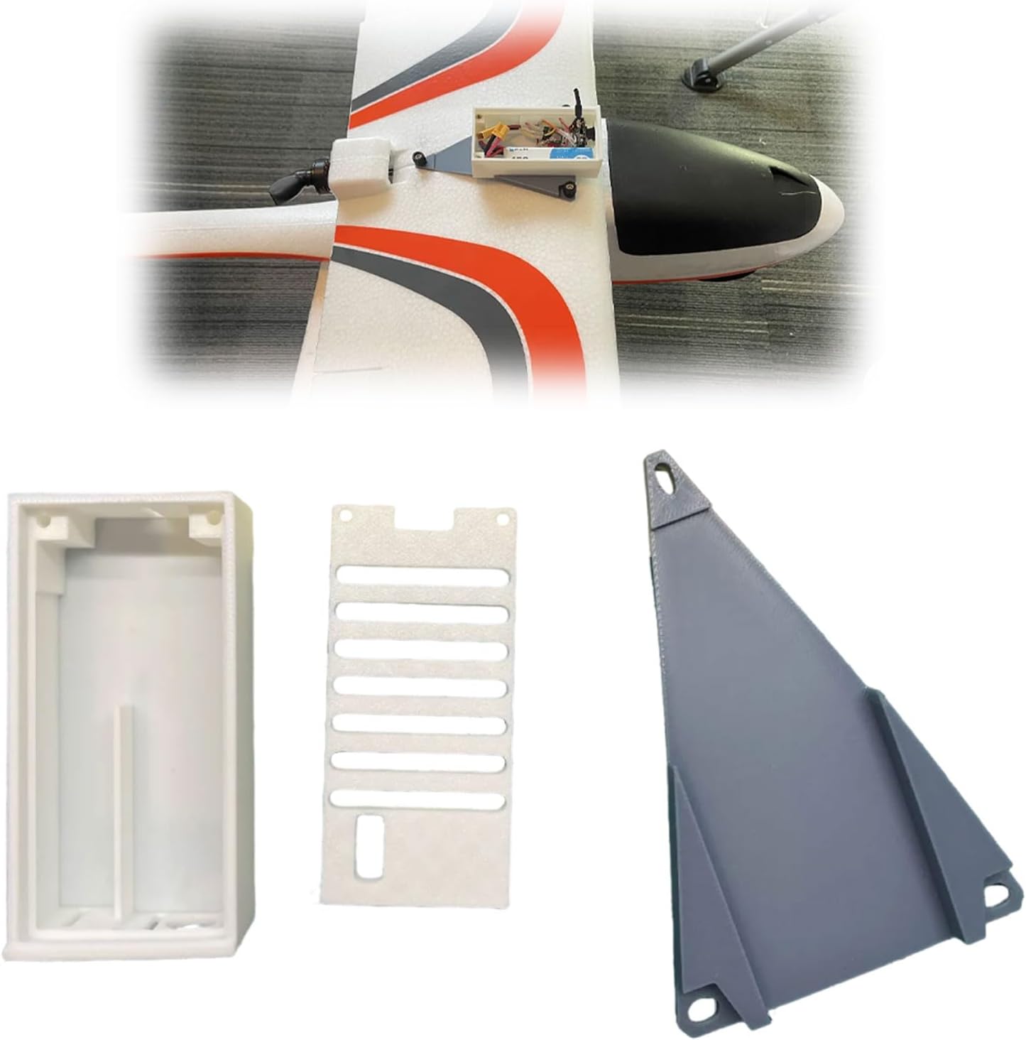 FPV Camera Mount, Easy Install Camera Bracket for Aeroscout RC Plane, Stable FPV Mounting Accessory