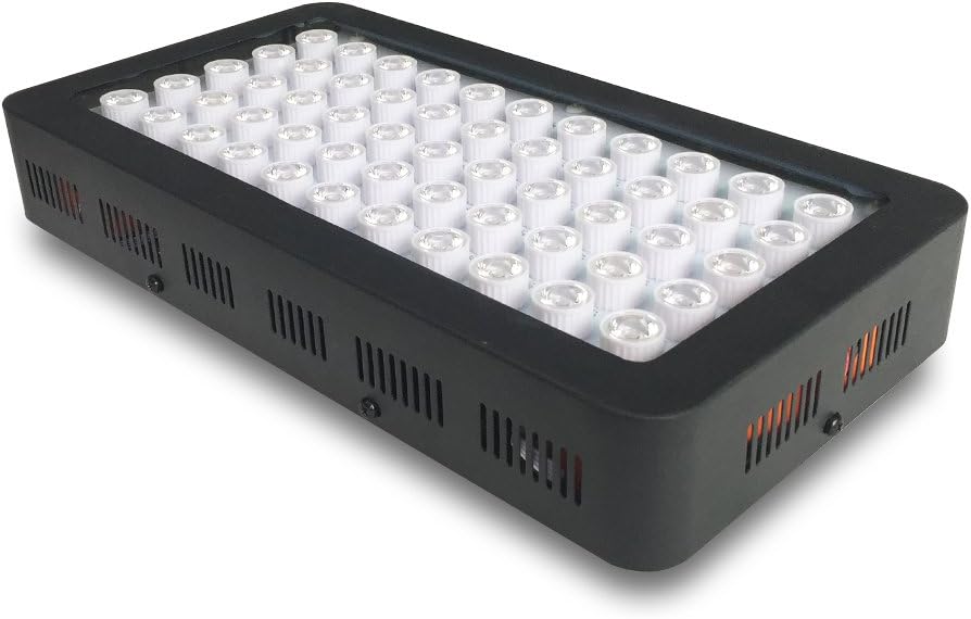 ARKNOAH LED Aquarium Light 165W, Full Spectrum Dimmable | Adjustable Brightness 10-100% for Fresh and Saltwater Tanks