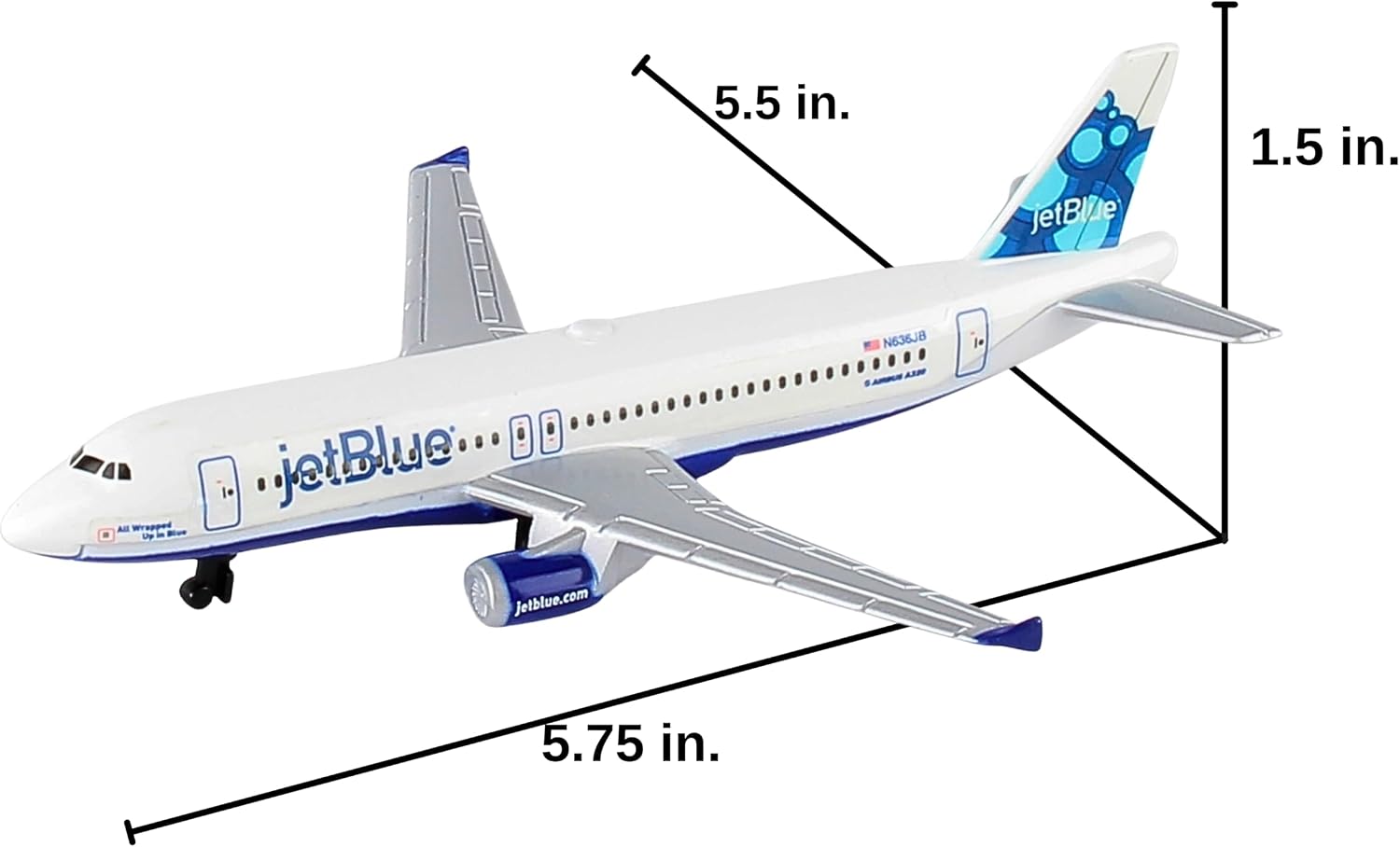 Daron Southwest Airlines Die-Cast Model Airplane Toy