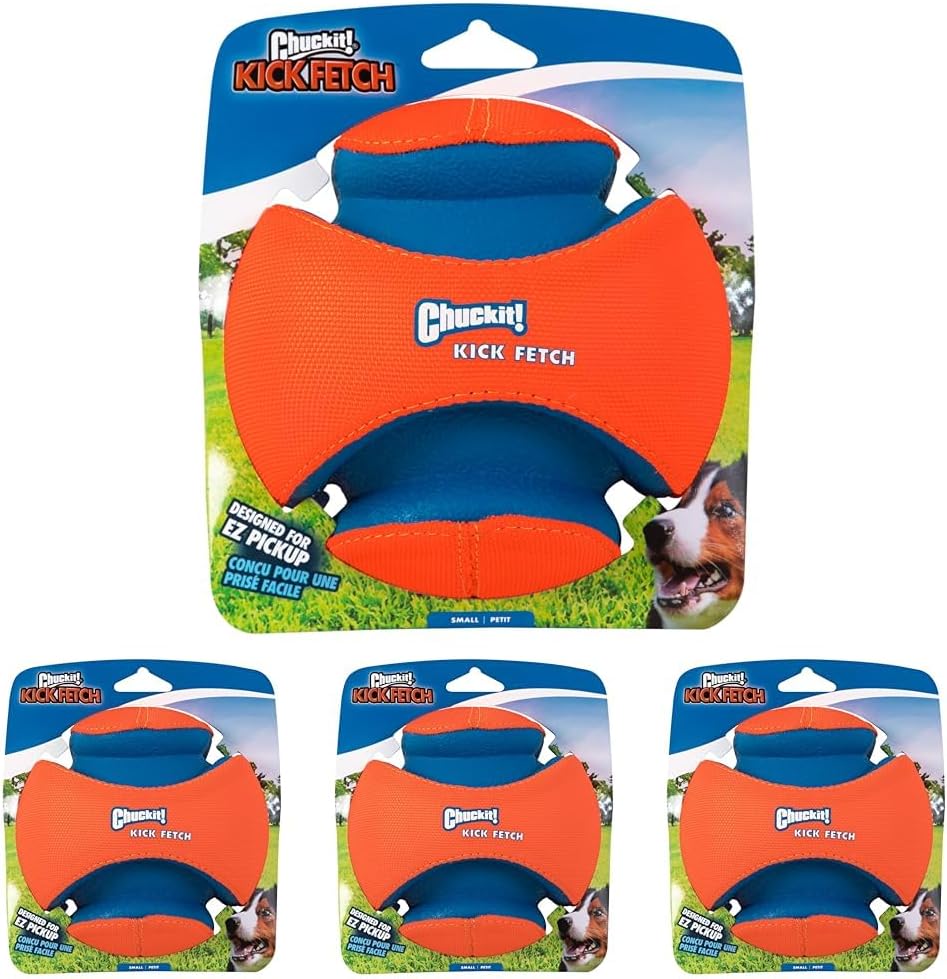 Chuckit! Kick Fetch Ball Dog Toy, Floats in Water, Large 8 Inch Diameter | Durable rubber and foam build, interactive play design, great for pool or lake sessions, built for big breed dogs each day