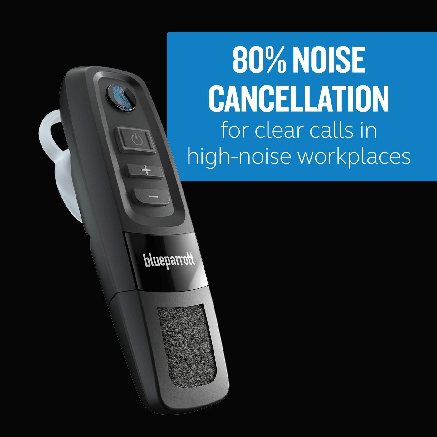 BlueParrott C300-XT Noise Canceling Bluetooth Headset (204200) (Renewed)