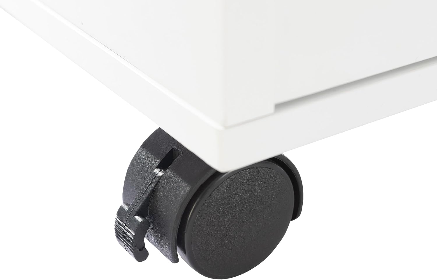 File Cabinet - 2-Drawer Cabinet with Lock and Deep Drawer Storage - Rolling Filing Cabinet for Under The Desk, Home, or Office by Lavish Home (White)