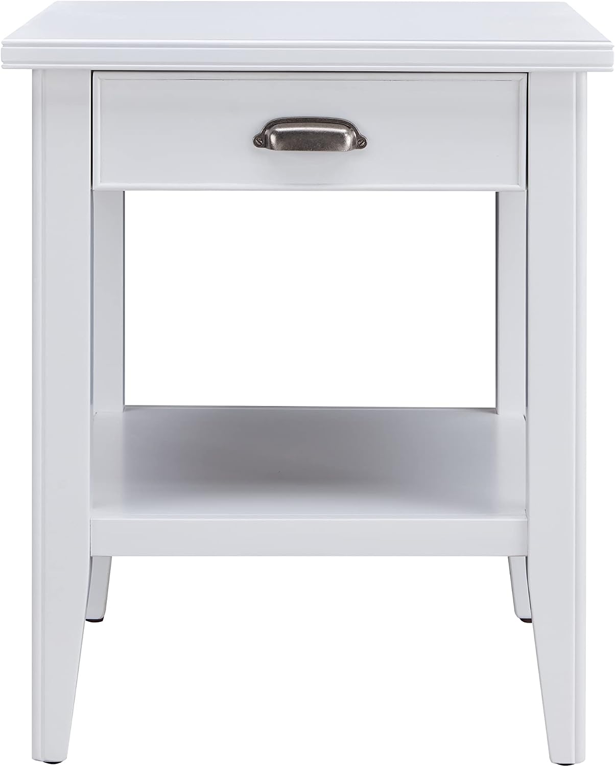 Leick Home Shield Wedge End Table, 21", Glazed Auburn