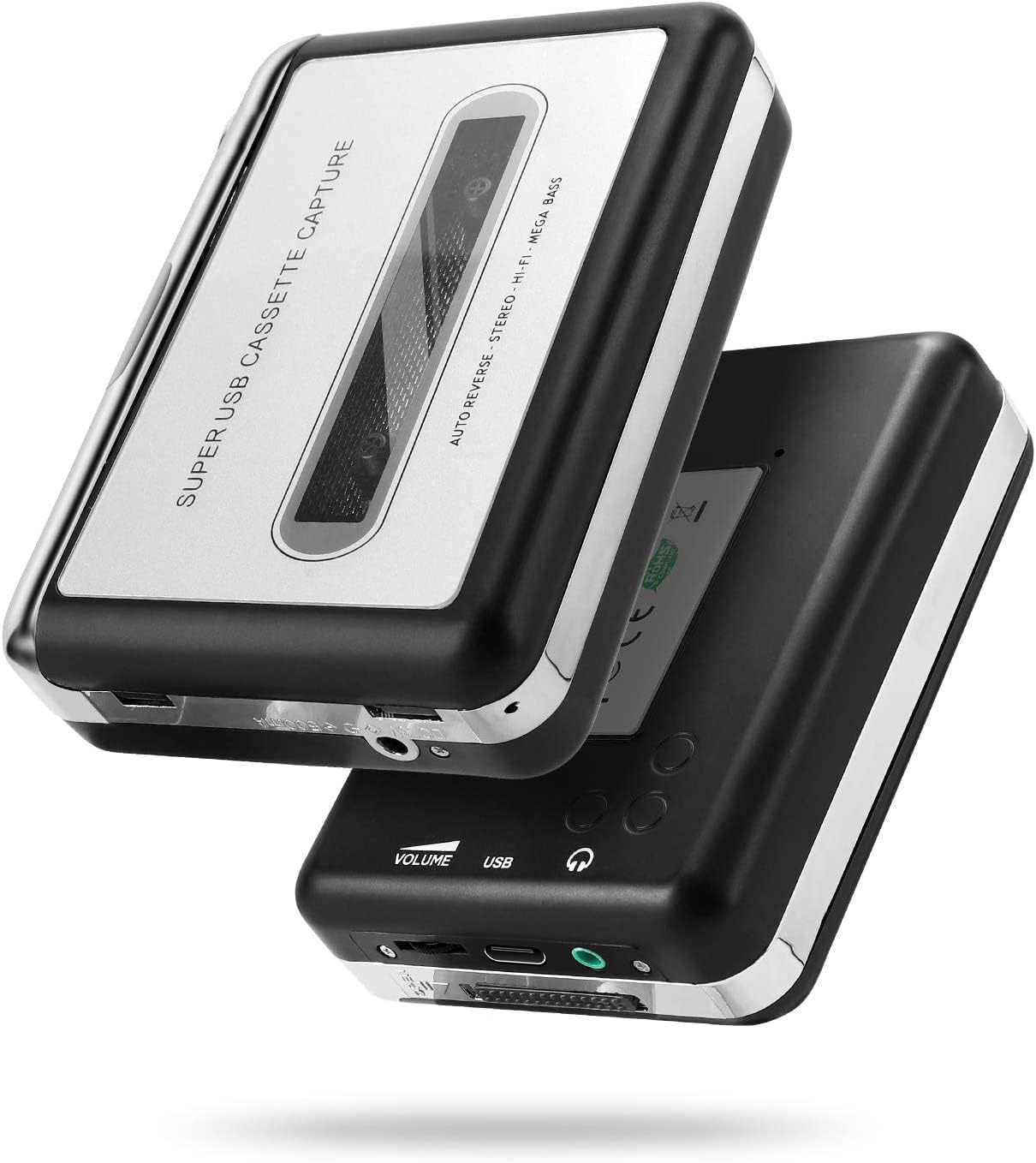 Cassette Tape Player – Portable Tape Player Audio Cassette to Digital Converter