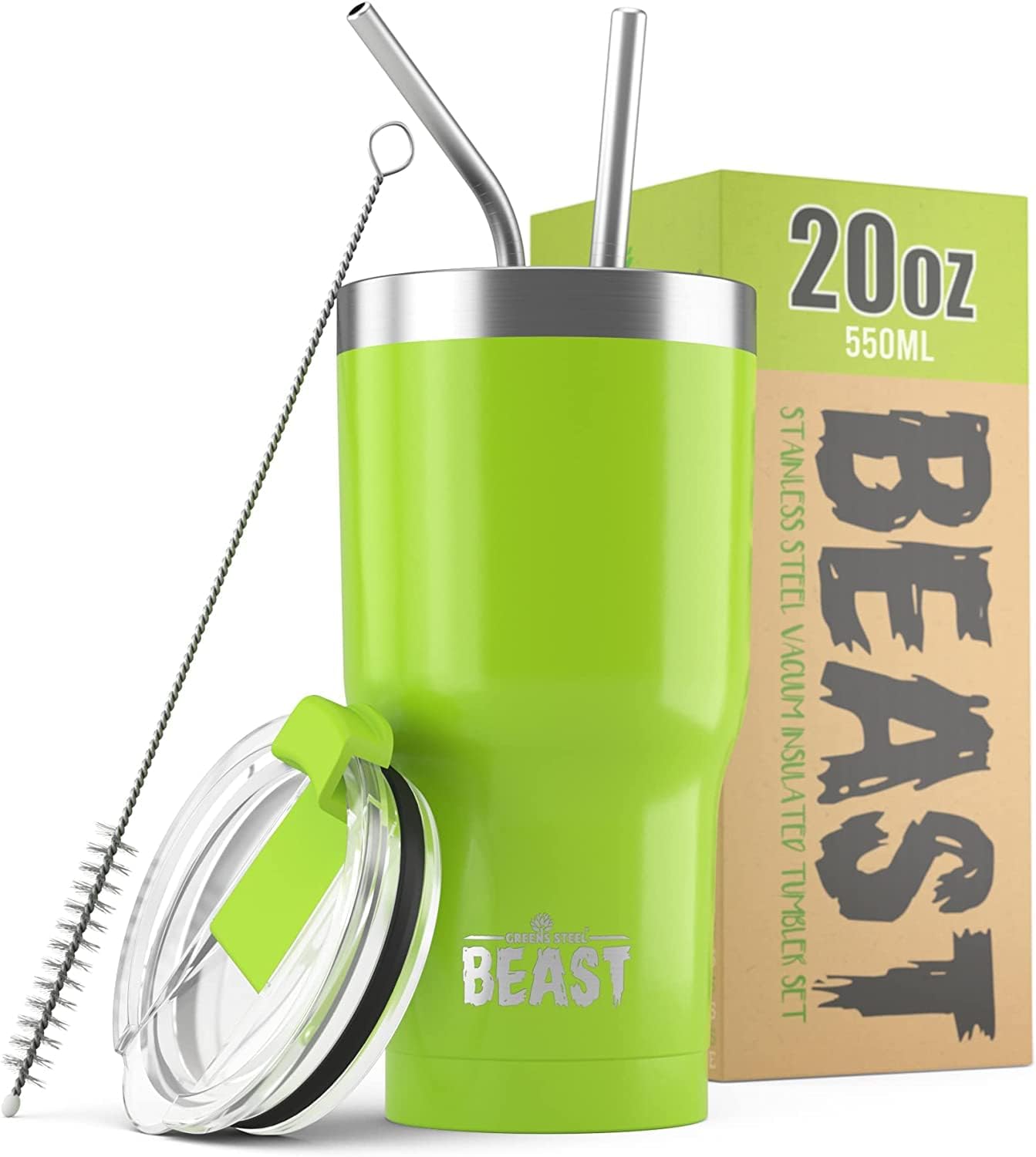 Beast 30 oz Tumbler Stainless Steel Vacuum Insulated Coffee Ice Cup Double Wall Travel Flask (Cupcake Pink)