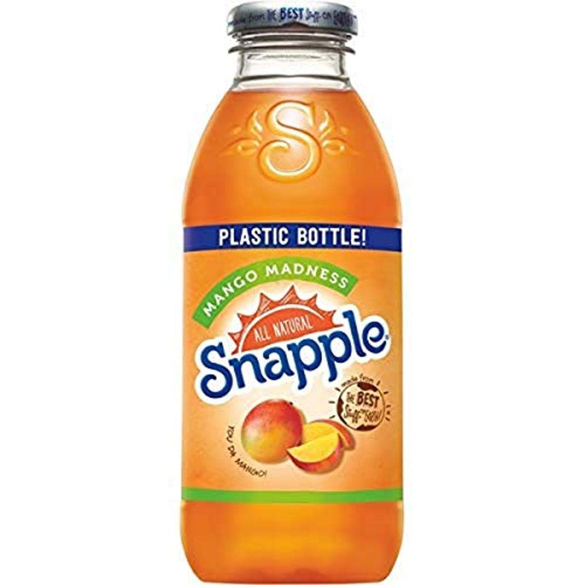 Snapple, Mango, , 16 Fl Oz