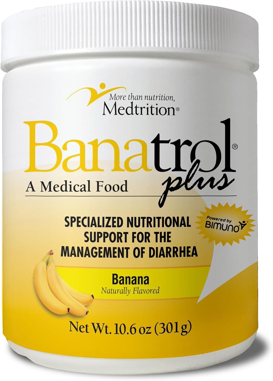 Medtrition Banatrol® Natural Anti-Diarrheal with Prebiotics, Relief from Chronic Diarrhea, IBS, Recurring Diarrhea, Clinically Supported Medical Food, Non-Constipating, 75 Servings (Pineapple)