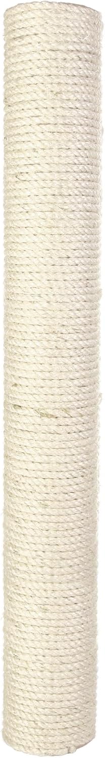 TRIXIE Replacement Sisal Post for Cat Scratching Posts, Backup Scratcher for Indoor Cat Furniture, Trees and Towers, 3.5 in x 23.6 in (9 x 60 cm)