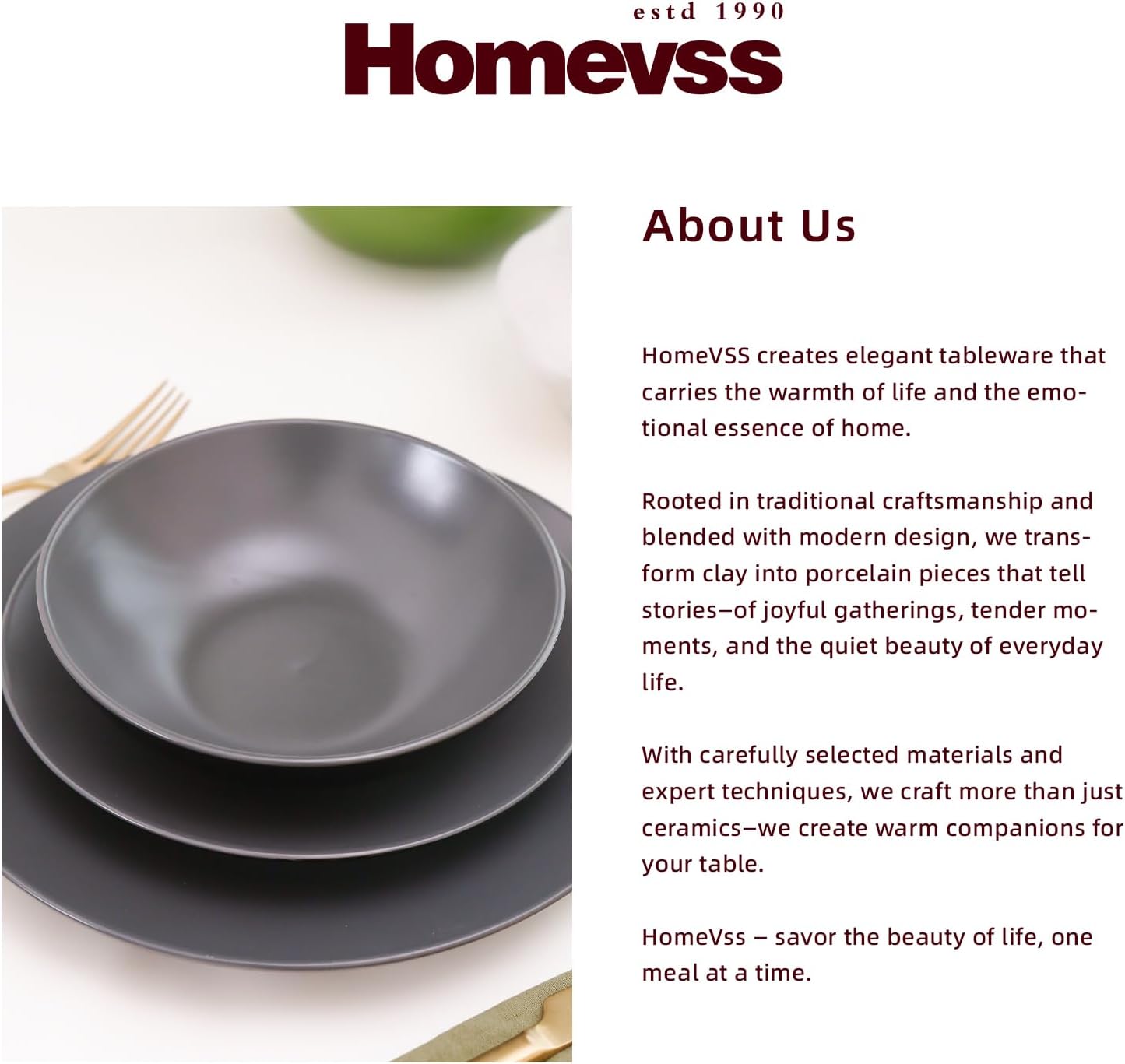 Stoneware Two-Tone Colors Life 16pc Dinner Set，Outside Shiny Black + Inside Matte Glaze Olive