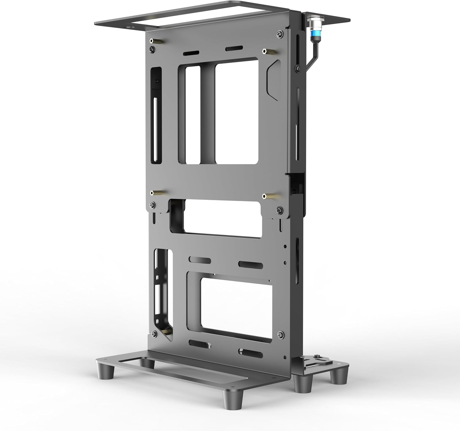 PC Creative Assembly Frame Test Bench，DIY Computer Case PC Frame Desktop Chassis Rack Stand Open Air Testbench Fits ATX ITX M-ATX Motherboard (ITX)