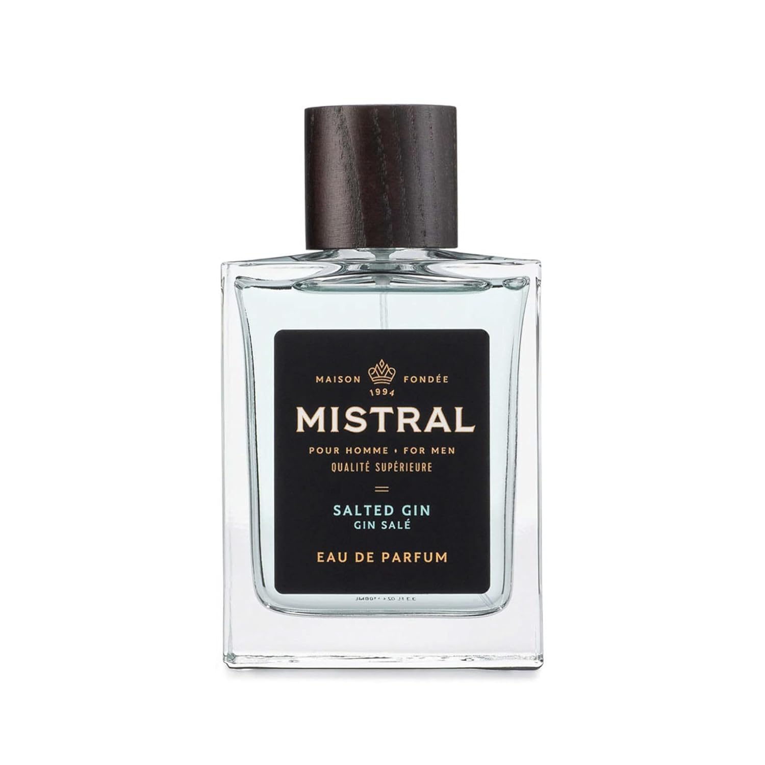 Mistral Bourbon Vanilla Eau de Parfum for Men, Men's Cologne, 3.4 Oz | Warm & Sweet Masculine Scent with Vanilla, Patchouli & Sandalwood, Cruelty-Free, Long-Lasting Perfume, Made in France
