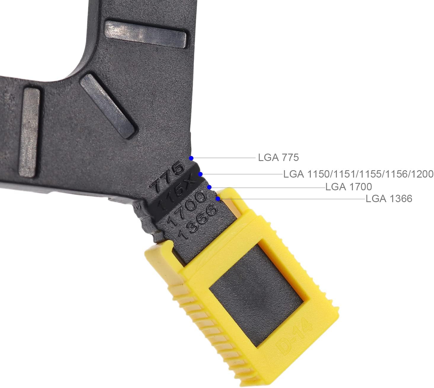 Adjustable Backplate for Intel LGA 775 1150 1155 1156 1200 1366 1700 | Universal Motherboard Backplate, CPU Heatsink Mounting Base