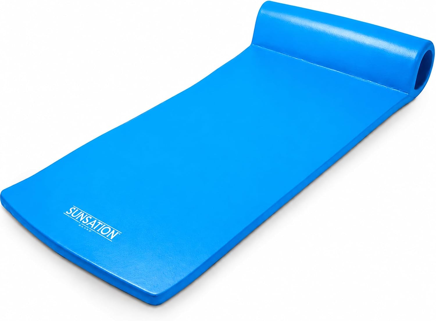 TRC Recreation Sunsation 1.75" Thick Foam Pool Float Lounger w/ Headrest for Lounging & Sunbathing in Swimming Pools, Beaches & Lakes, 70" x 26