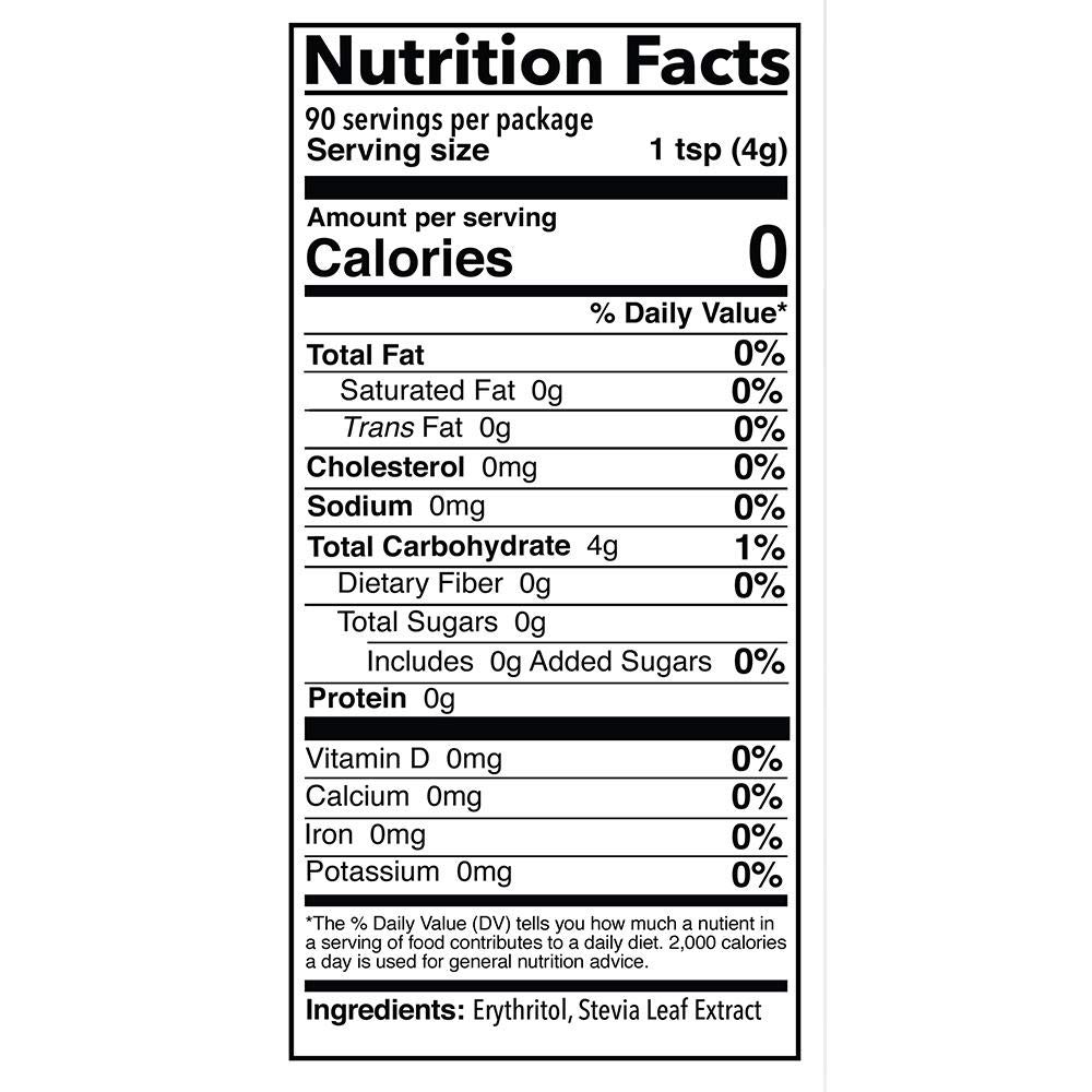 SweetLeaf Better Than Sugar Sweetener Alternative - 12.7 Oz | Powdered Sugar Substitute with Stevia & Erythritol, Use for Frosting, Baking, Coffee, Keto Friendly