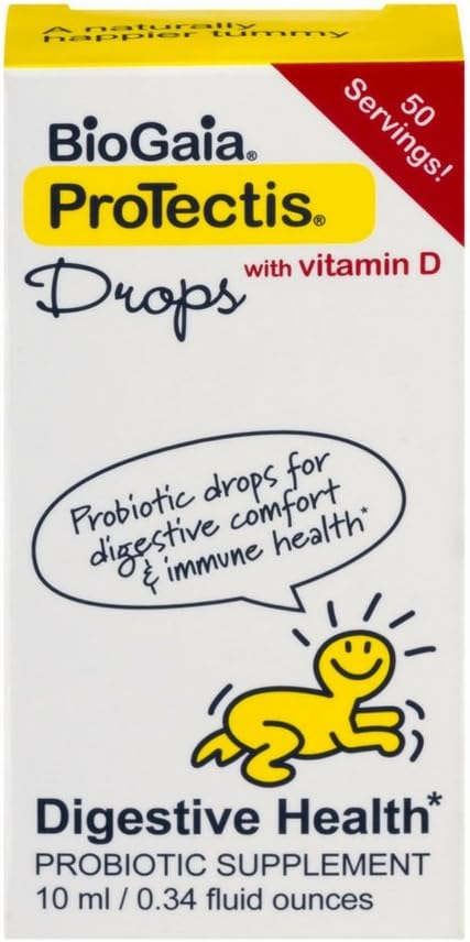 BioGaia ProTectis Baby Drops with Vitamin D, 0.34 oz (Pack of 6)