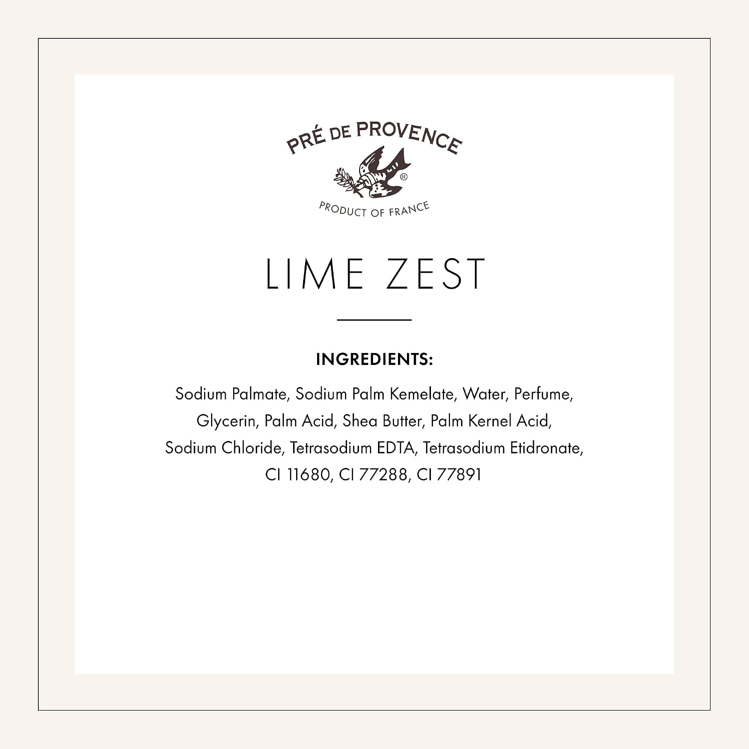 Pre de Provence Artisanal Soap Bar, Natural French Skincare, Enriched with Organic Shea Butter, Quad Milled for Rich, Smooth & Moisturizing Lather, Linden, 5.3 Ounce