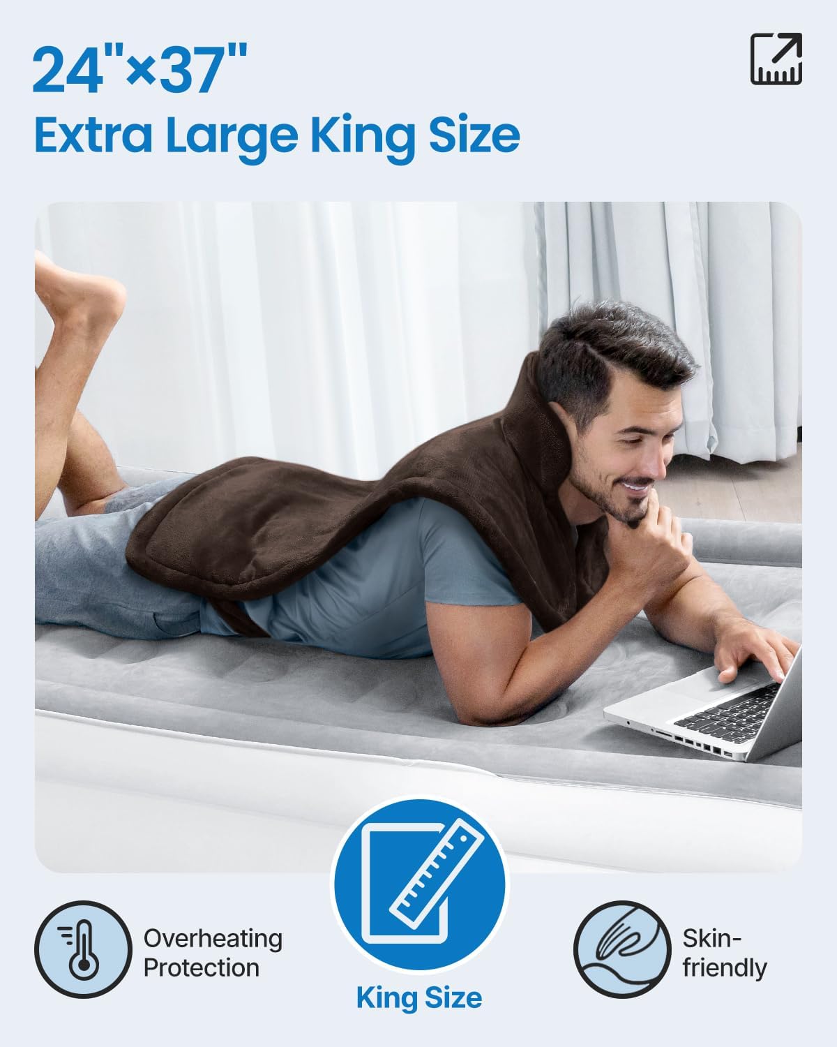 RENPHO Heating Pad for Back, Gift for Women & Men, FSA Eligible HSA