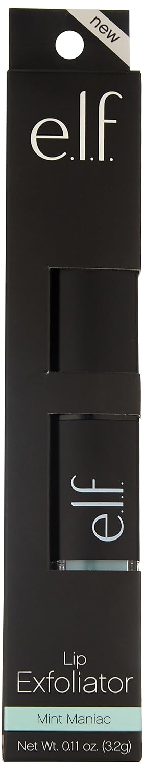 e.l.f. Lip Exfoliator Conditioning Formula, Mint Maniac, 0.11 Ounce (Pack of 1)