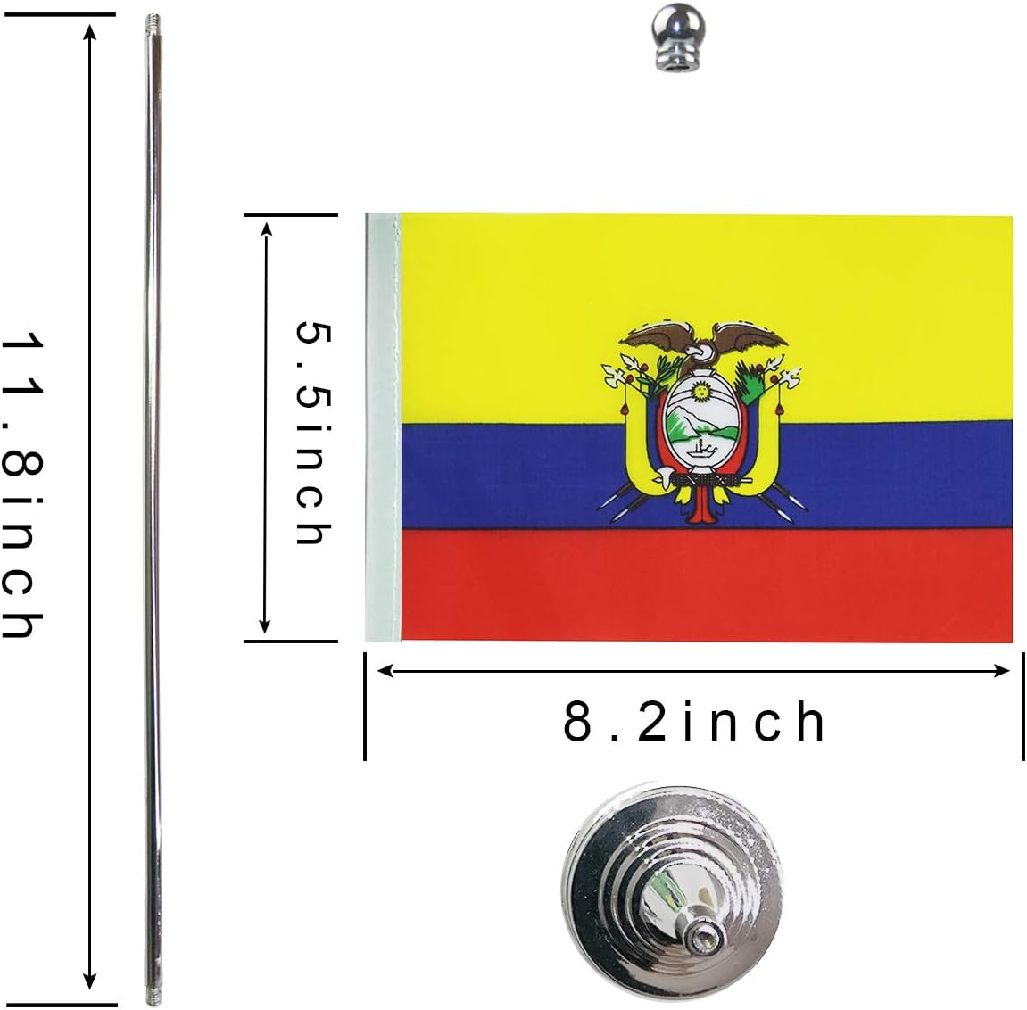 Nicaragua Flag - Table & Desk Flag, Office Decor, Festival Banners