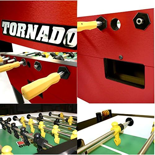Tornado Tournament 3000 Foosball Table - Made in the USA - Commercial Quality for the Home - Incredible Table Soccer Game